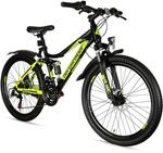 Bergsteiger Broome 24/26 Zoll Kinderfahrrad Mountainbike Fully MTB 21 Gang | Mit
