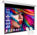 ESMART Expert CSX Deckeneinbau-Leinwand, Gesamtbreite 222 cm, Tuch: Wei&szlig; 