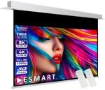 ESMART Expert CSX Deckeneinbau-Leinwand, Gesamtbreite 238 cm, Tuch: Wei&szlig; 