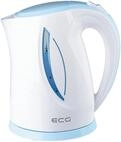 ECG RK 1758 Wasserkocher, Plastik, 1,7 L, Blau-wei&szlig;