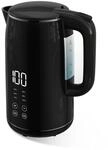 Kalorik TKG JK 2000 Wasserkocher mit Temperatureinstellung, digital, schnurlos,...