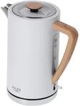 Adler AD 1347w Edelstahl-Wasserkocher 1,7 L mit STRIX Wei&szlig;