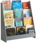 SoBuy B&uuml;cherregal Kinder Montessori Kinderregal mit 4 Ablagef&auml;chern Regal