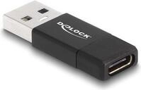 DELOCK USB 3.2 Gen 2 Adapter USB-A zu USB-C Buchse aktiv SW
