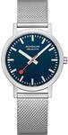 Mondaine Classic Damen Uhr analog Quarzwerk mit Edelstahl Armband A660.30314.40SBJ