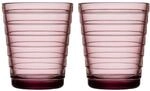 Iittala Glas Set 2-teiliger Aino Aalto aus Glas, in der Farbe Violett, Gr&ouml;&szlig;e: