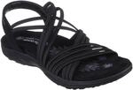 Skechers Damen Reggae Slim Sunnyside Sandals, Black Gore, 39 EU