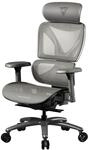 ThunderX3 XTC Mesh Grau | Ergonomischer B&uuml;rostuhl &ndash; Verstellbarer