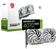 MSI GeForce RTX 4070 SUPER 12G Ventus 2X White OC Grafikkarte - NVIDIA RTX 4070 GPU,