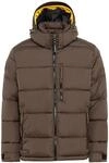 camel active Herren Steppjacke mit Abnehmbarer Kapuze Braun, menswear-56