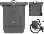 Johnny Urban Fahrradtaschen f&uuml;r Gep&auml;cktr&auml;ger Damen & Herren Grau - Robin Medium