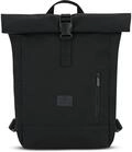 Johnny Urban Rucksack Damen & Herren Klein Schwarz - Robin Small - Kleiner Rolltop
