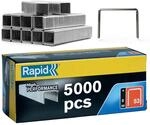 Rapid Tackerklammern Typ 53, 8mm Klammern, 5.000 Stk. Gro&szlig;packung, Feindrahtklammern