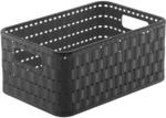 Rotho Country Aufbewahrungskiste 4l in Rattan-Optik, Kunststoff (PP) BPA-frei,