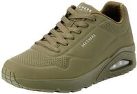 Skechers Herren UNO Stand On Air Sneakers, Olive Durabuck Mesh, 41 EU
