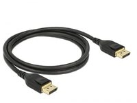 Delock Kabel Displayport 1.4 8K 60Hz, DP 8K Zertifiziert (Ultra HD 2), 4K @ 240hz, DP