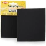 Kleiber + Camping-Nylon-selbstklebend, schwarz, ca. 10 cm x 12 cm, 480-10