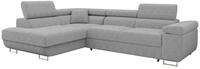 Mirjan24 Ecksofa Torezio Cord mit Bettkasten, Einstellbare Kopfst&uuml;tzen, Sofa mit