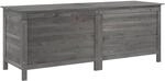 vidaXL Gartentruhe, Gartenbox mit Stauraum, Auflagenbox mit Boden aus Latten,