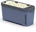 GUSTA GARDEN Harry Herbs 4in1 Kr&auml;utertopf Blau - Pflanzentopf mit