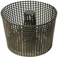 Pelletkorb 24 cm rund Schwarz