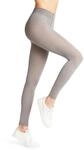 FALKE Damen Leggings Softmerino W Le Wolle Baumwolle einfarbig 1 St&uuml;ck, Grau Light