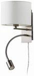 Lindby Wandleuchte, Wandlampe Innen Florens (Modern) in Alu aus Textil (1 flammig