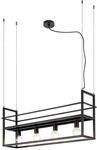 Lindby Esstisch Pendelleuchte mit Ablagefl&auml;che, K&auml;fig H&auml;ngelampe Lampe Wohnzimmer