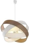 Lindby Pendelleuchte Simaria (Modern) in Braun aus Textil (3 flammig, E27) -
