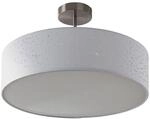 Lindby Stoff Deckenlampe rund 50,5 cm, wei&szlig; Textil-Sternenhimmel 3x E27 max....