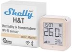 Shelly H&T Gen3 Mokka | WLAN Smart Temperatur- und Feuchtigkeitssensor 