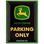 Nostalgic-Art Retro Blechschild, 30 x 40 cm, John Deere &ndash; Parking Only &ndash;