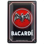 Nostalgic-Art 22319 Retro Blechschild BACARDI &ndash; Logo Black &ndash; Geschenk-Idee f&uuml;r