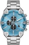 Diesel Watch f&uuml;r M&auml;nner Spiked Quarz/Chrono Uhrwerk 49 mm Geh&auml;usegr&ouml;&szlig;e mit einem
