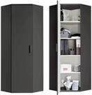 mokebo Mehrzweckschrank Eckschrank (64x180 cm) 'Der Lange' Made in Germany aus...