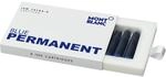 MONTBLANC Tintenpatronen Permanent Blue 107758 &ndash; Hochwertige Tinte f&uuml;r