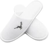ZOLLNER 10 Paar Einwegslipper G&auml;stehausschuh in wei&szlig; - Frottierslipper f&uuml;r...
