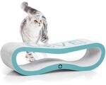 CanadianCat Company | Kratzbrett/Kratzpappe f&uuml;r Katzen - Orbit 2.0 in T&uuml;rkis von