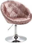 SVITA Havanna Cocktail-Sessel Lounge Clubsessel Drehsessel Samt-Optik gl&auml;nzend Retro
