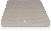 Faltbare Reisematte Orthop&auml;disch Roanoke Hundematte aus Laser gestepptem Kunstleder