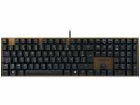 CHERRY KC 200 MX, Mechanische Office-Tastatur mit Eloxierter Metallplatte,
