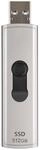 Transcened ESD320A 512GB USB 10Gbps, Type A, Grau, bis zu 1,050 MB/s, Externe SSD