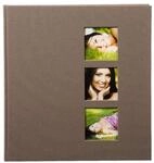 goldbuch Fotoalbum mit 3 Fensterausschnitten, Style, 30 x 31 cm, 60 wei&szlig;e...