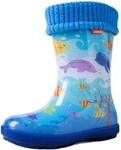 DEMAR Kinder Gummistiefel gef&uuml;ttert HAWAI LUX EXCLUSIVE (34/35, ocean)