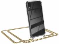 EAZY CASE Handykette kompatibel mit iPhone XR Handyhülle mit Metal...