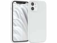 EAZY CASE Premium Silikon Handyhülle kompatibel mit iPhone 12 Mini, Slimcover...