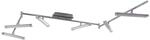 Lindby LED Deckenleuchte Pilou dimmbar (Modern) in Chrom aus Metall (6 flammig,) -