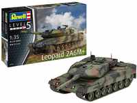 Revell Modellbausatz I Leopard 2 A6M+ I Detailreicher Level 5 Panzerbausatz I 250