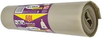 JUFOL Bauschuttsack - 60L - PROFI - 5 St&uuml;ck auf der Rolle - 500 x 830 mm, 1...