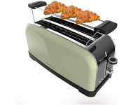Cecotec Vertikaler Toaster Toastin' time 1500 Green, 1500W, Doppelter langer und